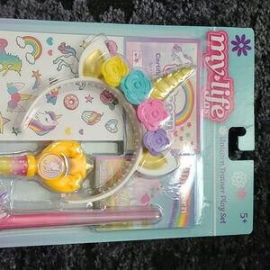 My Life As Unicorn Trainer 10 Piece Play Set for 18 Inch Dolls *New